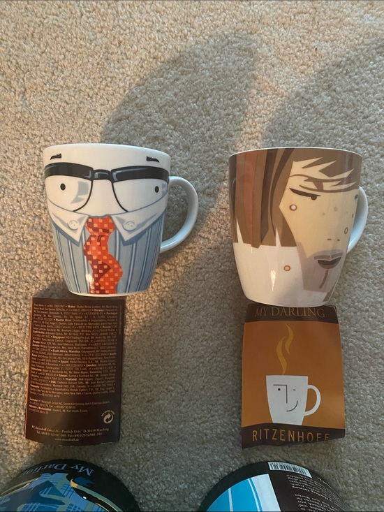 Ritzenhoff Other - 2- Ritzenhoff my darling coffee mugs  new in containers